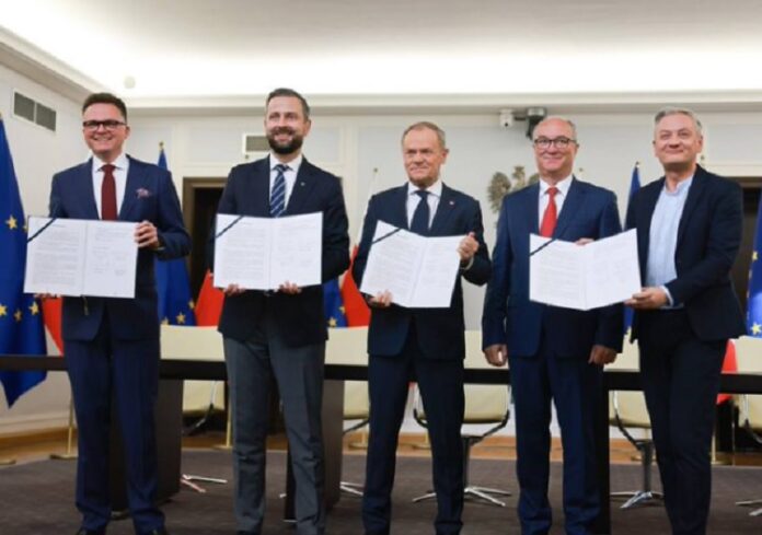 Polonia: l’accordo di coalizione KO-TD-Lewica