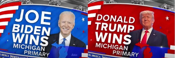 Primarie Michigan: vincono Trump e Biden